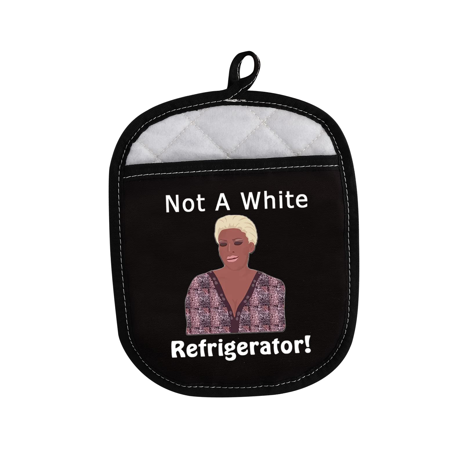 LEVLO Funny Housewives Gift Not A White Refrigerator Pot Holder Housewives Party Gifts(Not A White Refrigerator)