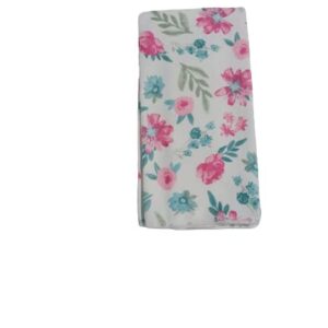 JABECS 5 Pieces Spring Flowers 2 Pot Holder 2 Kitchen Towels 1 Cooking Oven Mittens. (5, Polyester, Microfiber, Cotton)