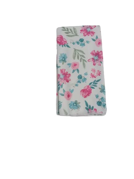 JABECS 5 Pieces Spring Flowers 2 Pot Holder 2 Kitchen Towels 1 Cooking Oven Mittens. (5, Polyester, Microfiber, Cotton)