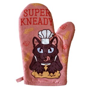 Super Kneady Oven Mitt Funny Pet Kitty Cat Lover Baking Kitchen Glove Funny Graphic Kitchenwear Food Funny Cat Novelty Cookware Multi Oven Mitt