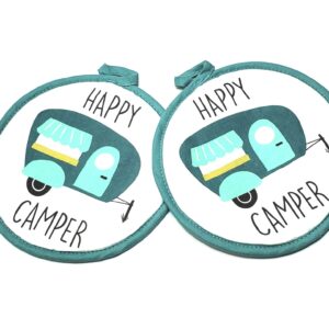 Happy Camper Pot Holders, Set of 2