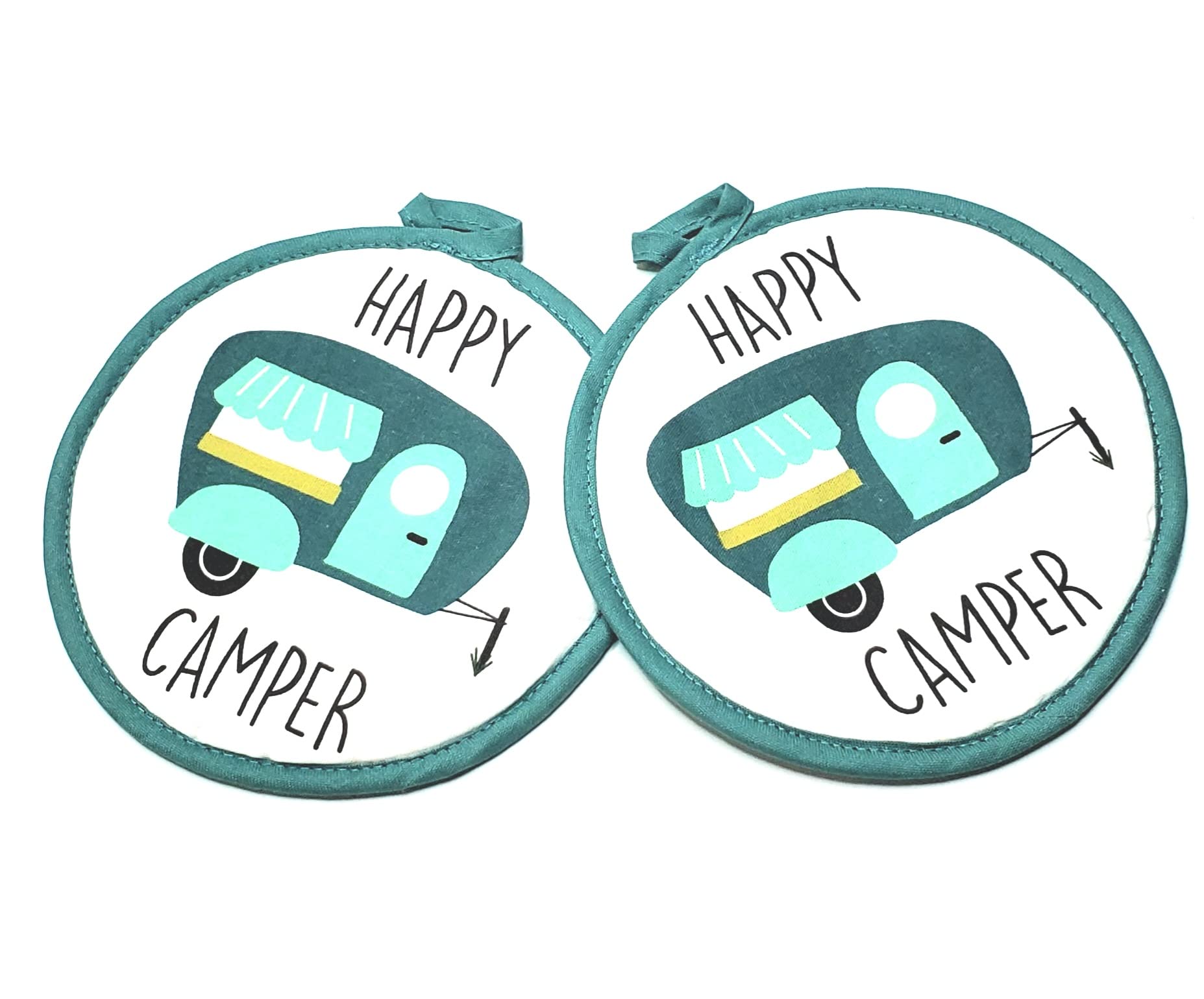 Happy Camper Pot Holders, Set of 2