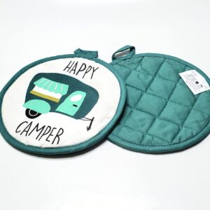 Happy Camper Pot Holders, Set of 2