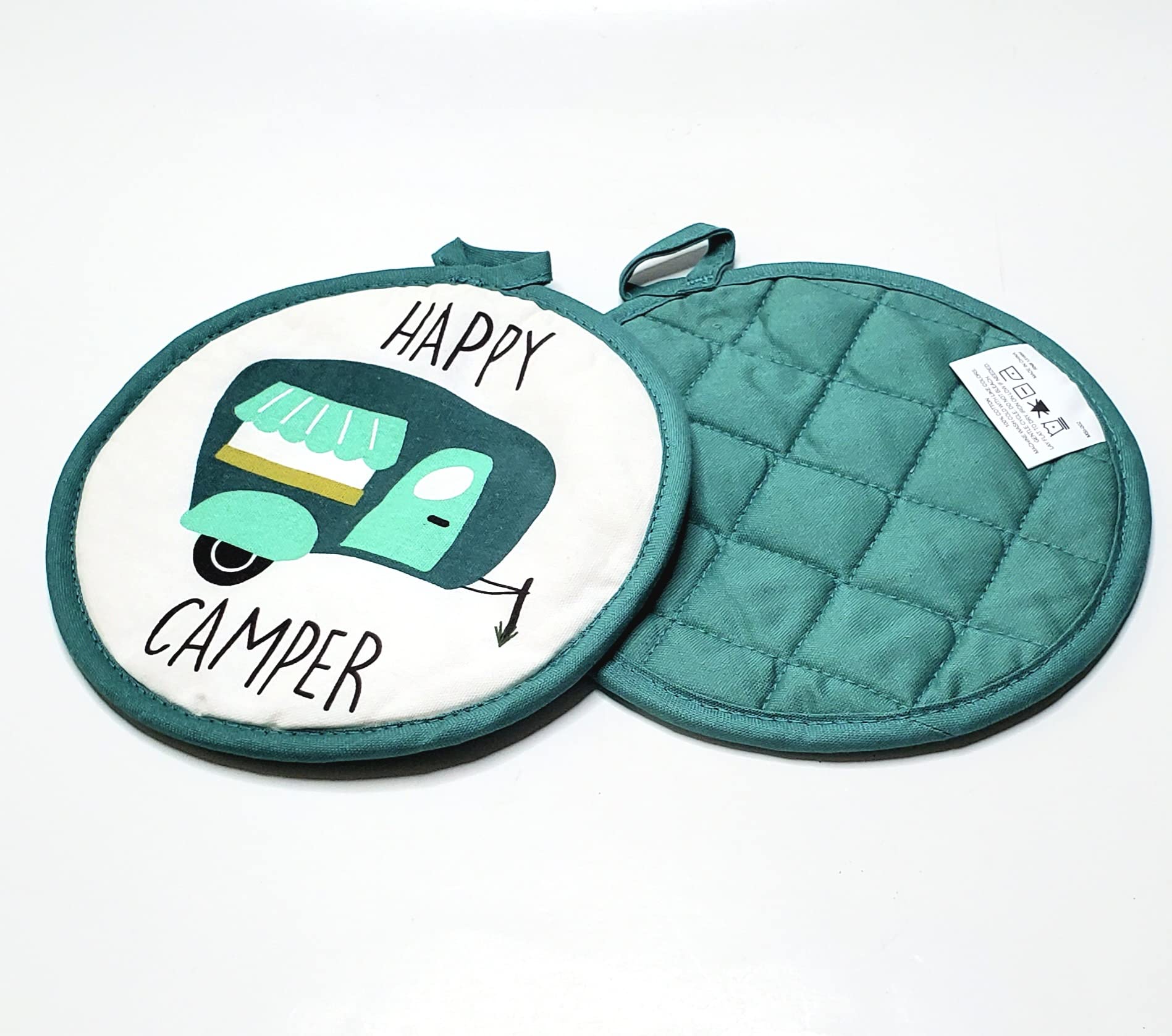 Happy Camper Pot Holders, Set of 2