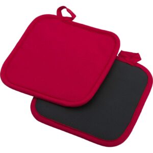 Westmark 2 Pot Holders, Professional, Red/Black