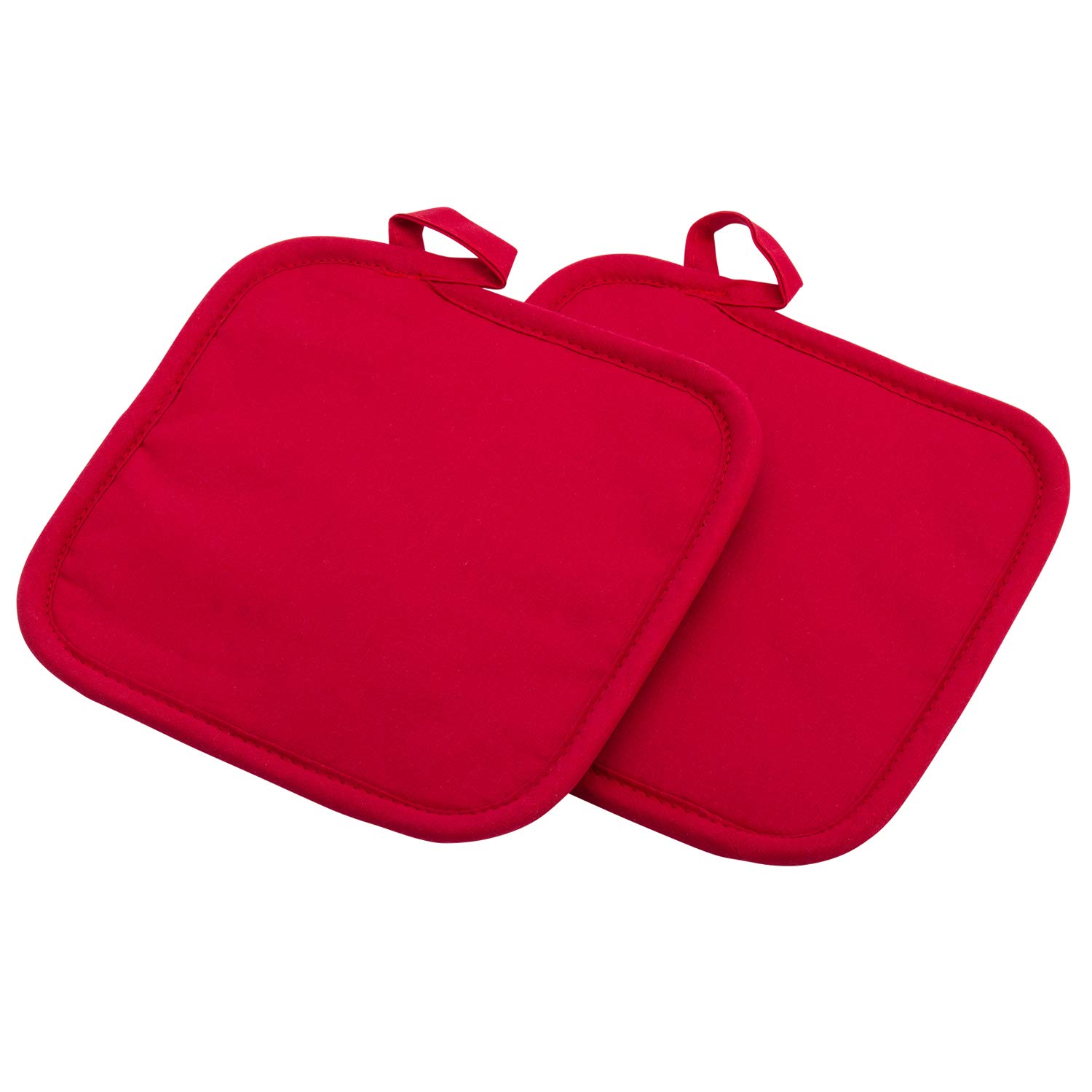 Westmark 2 Pot Holders, Professional, Red/Black