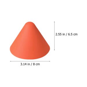 Hemoton 1 Pair Silicone Handle Holder Triangle Assist Hot Handle Holder Non Slip Pan Pot Holders Cover Heat Resistant Pot Sleeve Grip Cookware Handle for Frying Cast Iron Skillet Metal Pan Orange