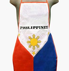 Philippines Flag Kitchen & BBQ Set w/ Apron, Oven-mitt & Pot-holder