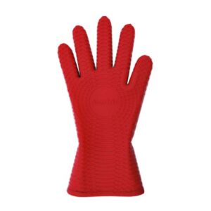 starfrit 092825-006-0000 15" silicone oven glove, red, standard