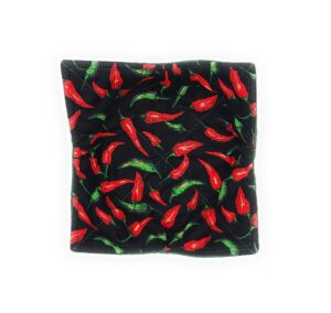 hot pepper microwave bowl cozy southwestern reversible microwaveable potholder cayenne chilis soup buddy southwestern kitchen linens chef teacher gifts spicy food lover gift under 10