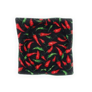 Hot Pepper Microwave Bowl Cozy Southwestern Reversible Microwaveable Potholder Cayenne Chilis Soup Buddy Southwestern Kitchen Linens Chef Teacher Gifts Spicy Food Lover Gift Under 10