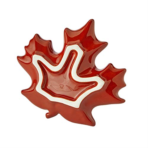 SKL Home Harvest Shaped Leaf Vanity Tray, Rust