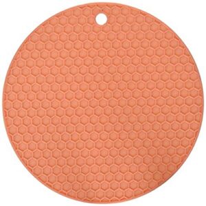 hg hgrope resistant hot pads silicone pot holder trivet mats,spoon rest, jar opener garlic peeler, pink