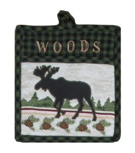 kay dee designs woodland moose pocket mitt, 8" x 10", various
