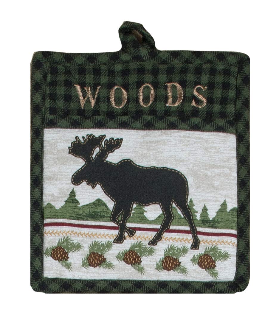 Kay Dee Designs Woodland Moose Pocket Mitt, 8" x 10", Various