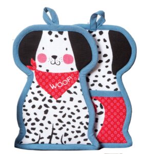 kay dee designs wags shaped pot holder, 7 x 9, various