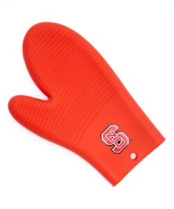 masterpieces ncaa north carolina state wolfpack, oven mitt/grilling gloves, red