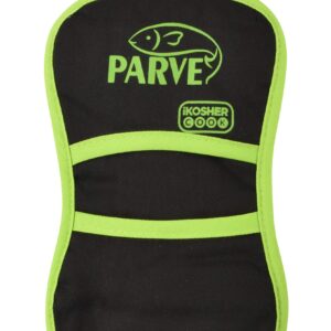 The Kosher Cook Pareve Green Pot Holder Oven Glove - 100% Cotton with Silicone, Machine Washable - Color Coded Kitchen Tools