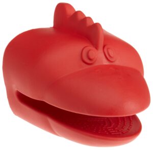 cooks corner silicone pot holder, red rooster