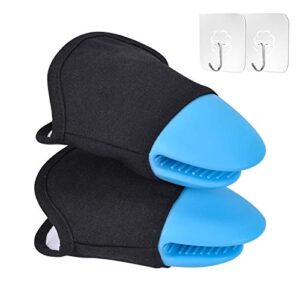ubrand flybirdshome mini-oven gloves,cooking pinch gloves,silicone oven mitts, pinch potholders for kitchen,cooking gloves heat resistant,pot holders and oven mitts sets suitable for kitchen cooking