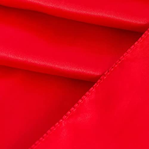 SSYAQRA Red Table Runner Satin - 2Pack 12x108inch Red Runners for Tables Wedding Table Runners Red Runner Bright Silk Smooth Fabric for Wedding Birthday Party Christmas