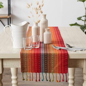 DII Southwest Collection Tabletop, Table Runner, 14x72, Spice