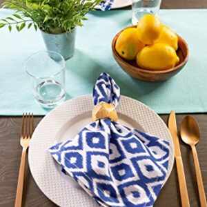 DII Everyday Collection, Fringed Solid Tabletop, Table Runner, 14x72, Aqua