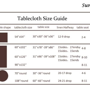 YLZYAA Tablecloth - 54 x 54 Inch -Royal Blue-Square Polyester Table Cloth, Wrinkle,Stain Resistant - Great for Buffet Table, Parties, Holiday Dinner & More