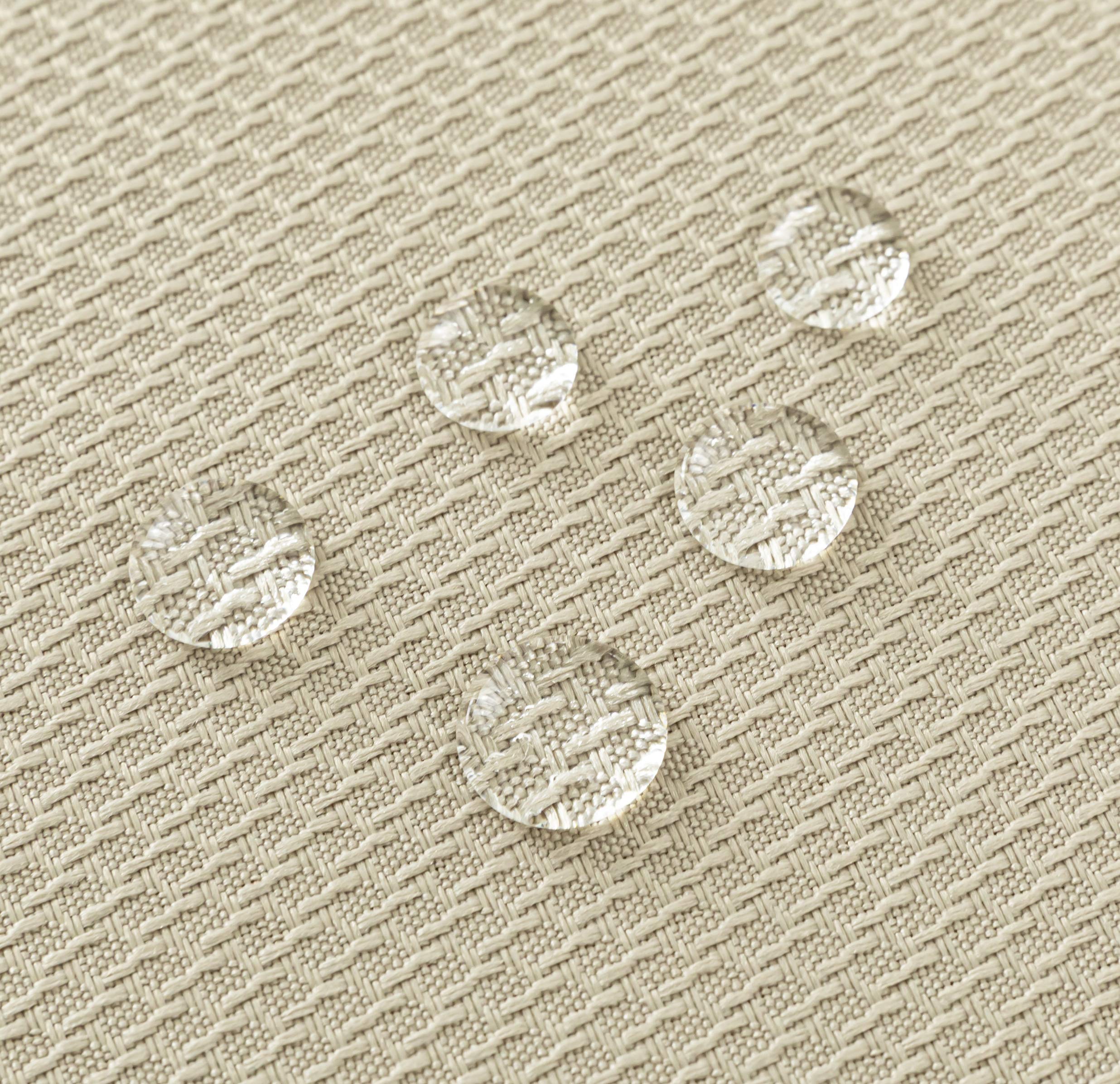 Biscaynebay Textured Fabric Tablecloths Round 60" for Tables' Diameters from 20" to 40", Natural Water Resistant Tablecloths for Dining, Kitchen, Wedding, Parties etc. Machine Washable