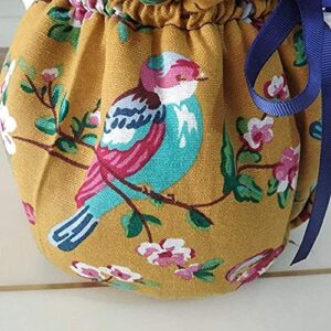 BAOZOON Tea Pot Cosy Cotton Vintage Printed Tea Cozy for Teapots Dust Cover Insulated Kettle Cover Breakfast Warmer for Home Kitchen Decorative Accessories