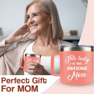 ZAZIKE Mothers Day Gifts for Mom, Women, Wife - Mothers Day Gifts from Daughter, Son - Gifts for Mom from Daughter, Son, Kids - Mom Gifts, Birthday Gifts for Mom, Mom Birthday Gifts, Mom Mug 14 Oz