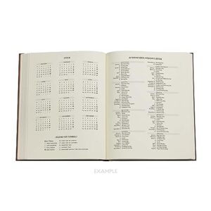 Paperblanks 12 Month 2024 Terrain Daily Planner - Ultra (230 x 180), English (International Holidays)