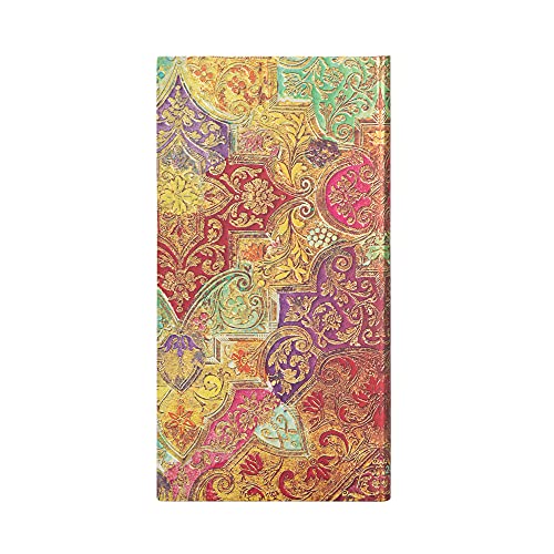 Paperblanks 12 Month Planners 2023 Bavarian Wild Flower | Horizontal | Slim (95 × 180 mm)