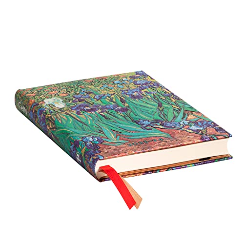 Paperblanks 18 Month Diaries 2023-2024 Van Gogh’s Irises | Horizontal | Mini (95 × 140 mm)