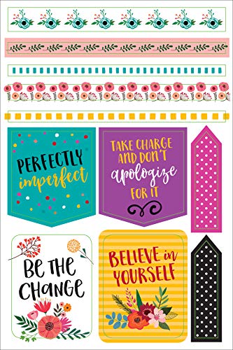 Essentials Planner Stickers -- Wake Up Kick Ass Repeat (Set of 150 Stickers)