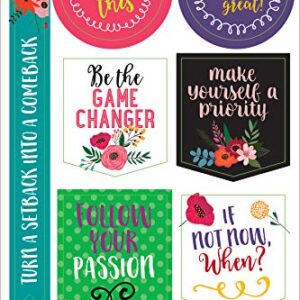 Essentials Planner Stickers -- Wake Up Kick Ass Repeat (Set of 150 Stickers)