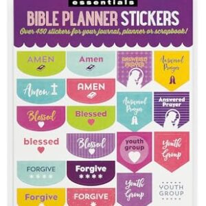 Essentials Planner Stickers - Bible (Set of 450 Stickers)