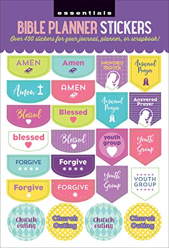 Essentials Planner Stickers - Bible (Set of 450 Stickers)