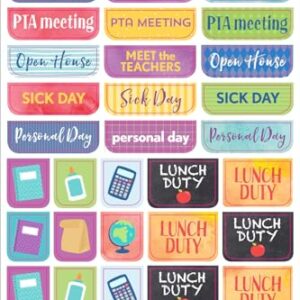 Essentials Teacher Planner Stickers (Set of 400 Stickers)