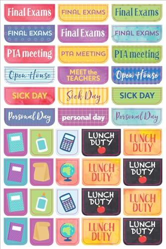 Essentials Teacher Planner Stickers (Set of 400 Stickers)