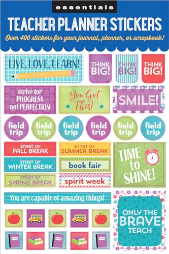 Essentials Teacher Planner Stickers (Set of 400 Stickers)