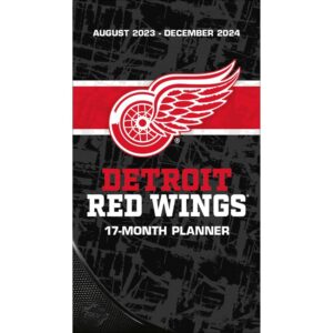 turner licensing, detroit red wings 17 month 2024 pocket planner