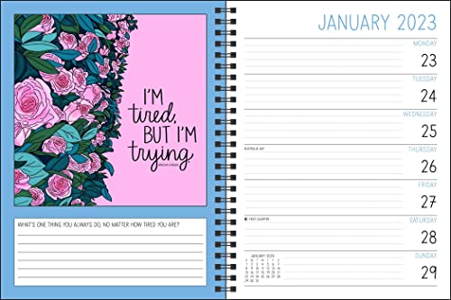 Positively Present 16-Month 2022-2023 Monthly/Weekly Planner Calendar: Wonderful Things Might Happen