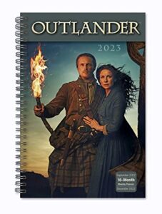 outlander 2023 weekly & monthly planner, 16-month engagement calendar: september 2022 - december 2023, 6" x 9"