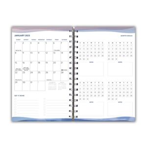 Goal Getter 2023 Weekly and Monthly Planner, 16-Month Lifestyle Planner: September 2022 - December 2023, 6" x 9" - Mountain Sunrise