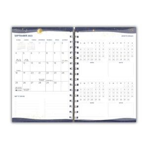 Goal Getter 2023 Weekly and Monthly Planner, 16-Month Lifestyle Planner: September 2022 - December 2023, 6" x 9" - Mystic Cosmos