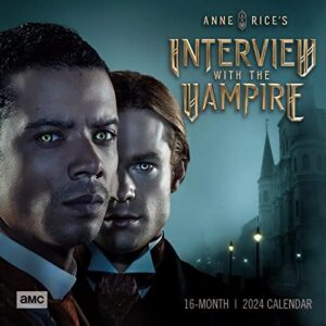 interview with the vampire 2024 wall calendar by anne rice, 12" x 12"