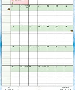 2024 Family Planner, 17-Month Calendar Planner: August 2023 - December 2024, 12" x 12" - The Busy Bee