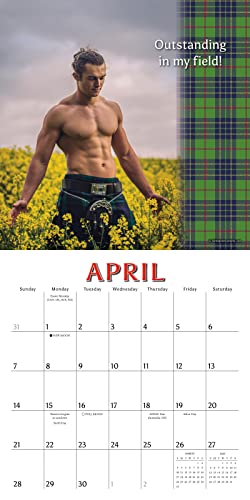 Kilty Pleasures 2024 Mini Calendar, 7" x 7"