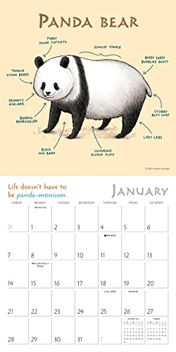 Be Your Best You 2024 Mini Calendar: Celebrate What Makes Ewe Unique — Illustrations by Sophie Corrigan, 7" x 7"